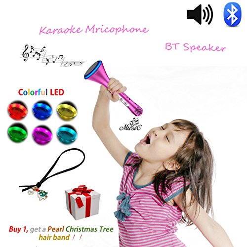 Kids Karaoke Microphone Wireless Singing Machine Bluetooth Cool