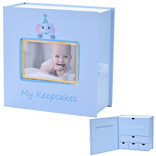 baby boy keepsake box with drawers