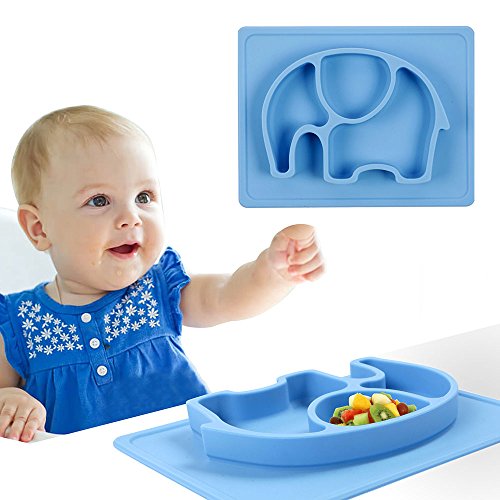 Linda's Silicone Placemat Baby's Choice Highchair Elephant Design