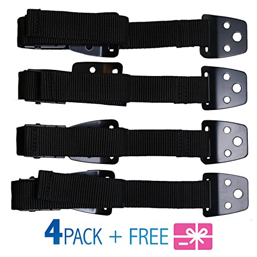 Sage Parenting Anti Tip Furniture TV Safety Straps 4 Pack All