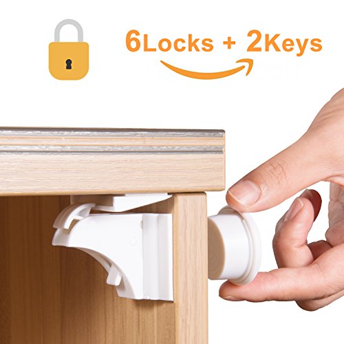 Adoric Cabinet Locks Child Safety Magnetic Baby Safety Locks For