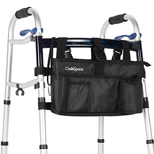 Walker Bag by OasisSpace Water Resistant Pouch, Accessory for Senior