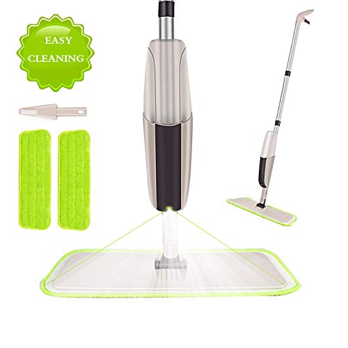 Spray Mop for Floor Cleaning, CXhome Hardwood Floor Mop with 2 Washable