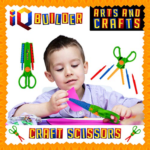 IQ BUILDER Craft Scissors for Kids Arts and Crafts Supplies Zig