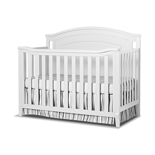 Sorelle Glendale 4in1 Convertible Crib, White The FrumCare Store