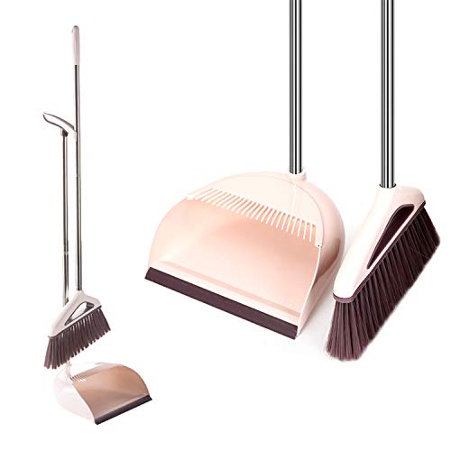 Topgalaxy.Z Broom and Dustpan Set Angle Broom for Kitchen, Home and