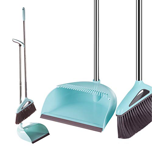 Topgalaxy.Z Broom and Dustpan Set Angle Broom for Kitchen, Home and
