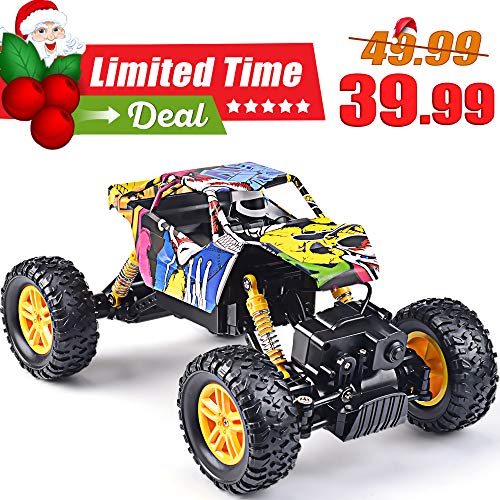 DOUBLE E RC Car 4WD 2.4Ghz 1//18 Crawlers Off Road Vehicle Toy Remote Control Car