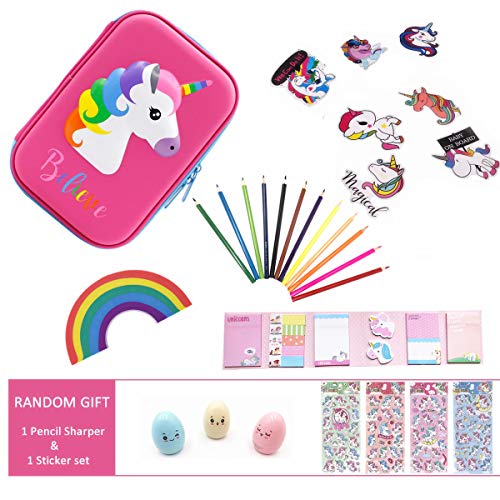 Cute Unicorn School Supplies for Girls, Unicorn Stationery, Unicorn