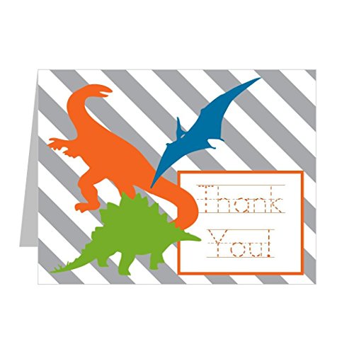 Dinosaurs Stationery, Dinosaur Thank You Cards, Dinosaurs Thank You
