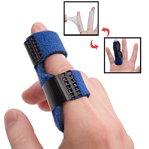 Trigger Finger Splints Plus 2 Gel Sleeves, Finger Knuckle