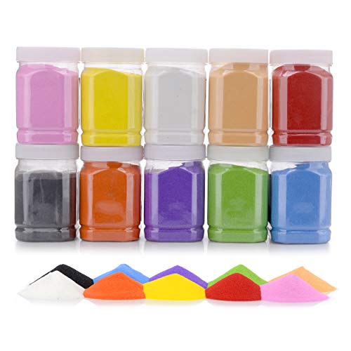 [11 Pound] Art Sand/Scenic Sand NonToxic Colored Sand for Kids’ Arts