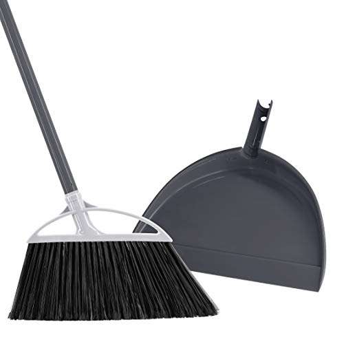Radley & Stowe Angle Broom with Dustpan (Grey) The FrumCare Store