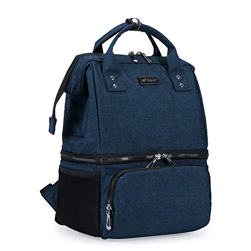 Breast Pump Bag Diaper Bag Breastfeeding Backpack with Cooler Pocket